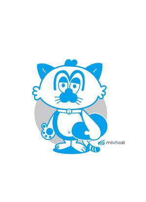 Tomyammy ()さんのレンタルサーバーのネコのキャラクターデザインへの提案