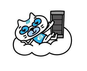 栗山　薫 (kuri_pulsar)さんのレンタルサーバーのネコのキャラクターデザインへの提案