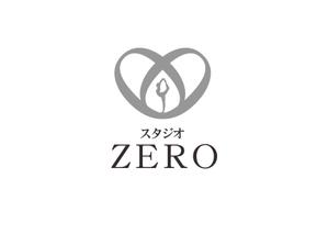 m-home (michi625)さんのヨガスタジオ「スタジオZERO」のロゴ　女性専用　富裕層向けへの提案