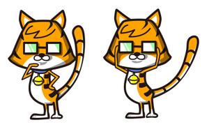 りょうてん (ryotten)さんのレンタルサーバーのネコのキャラクターデザインへの提案