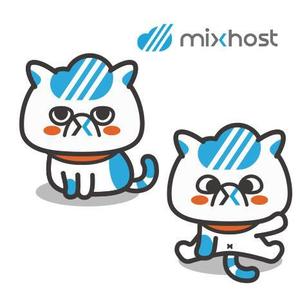 D-Cafe　 (D-Cafe)さんのレンタルサーバーのネコのキャラクターデザインへの提案