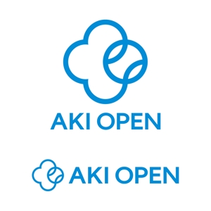 tsujimo (tsujimo)さんの[コンペ]自社開発、テニス専門webアプリケーション「AKI OPEN」のロゴデザインへの提案