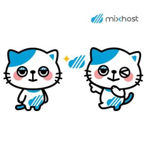 mu_cha (mu_cha)さんのレンタルサーバーのネコのキャラクターデザインへの提案