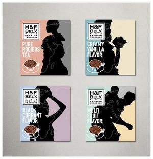 殿 (to-no)さんの【新商品】ルイボスティーのTEA BAG パッケージデザインコンペへの提案