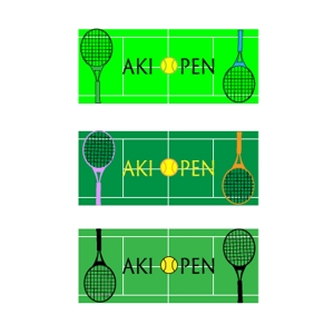 artisan-j (artisan-j)さんの[コンペ]自社開発、テニス専門webアプリケーション「AKI OPEN」のロゴデザインへの提案