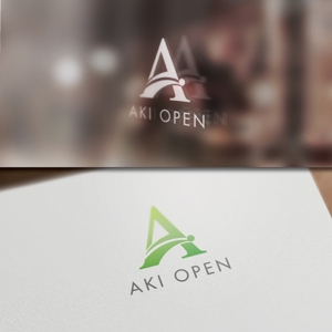 late_design ()さんの[コンペ]自社開発、テニス専門webアプリケーション「AKI OPEN」のロゴデザインへの提案