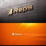 Riku5555 (RIKU5555)さんのスポーツジム　「Reps」（レップス）のロゴへの提案