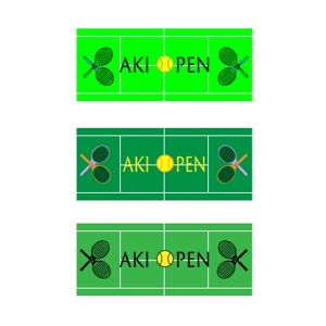 artisan-j (artisan-j)さんの[コンペ]自社開発、テニス専門webアプリケーション「AKI OPEN」のロゴデザインへの提案