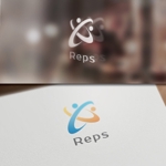 late_design ()さんのスポーツジム　「Reps」（レップス）のロゴへの提案