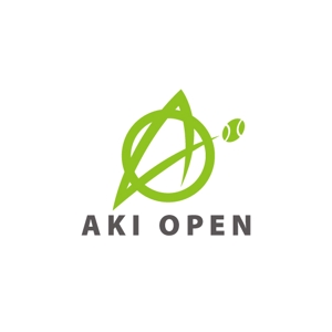 LHRSさんの[コンペ]自社開発、テニス専門webアプリケーション「AKI OPEN」のロゴデザインへの提案