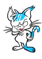 YOSHINARI (nicebeat)さんのレンタルサーバーのネコのキャラクターデザインへの提案