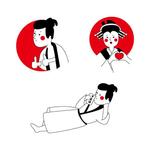 小林沙綾 (saaya4869)さんのゆるい歌舞伎のイラストへの提案
