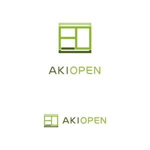 仲藤猛 (dot-impact)さんの[コンペ]自社開発、テニス専門webアプリケーション「AKI OPEN」のロゴデザインへの提案