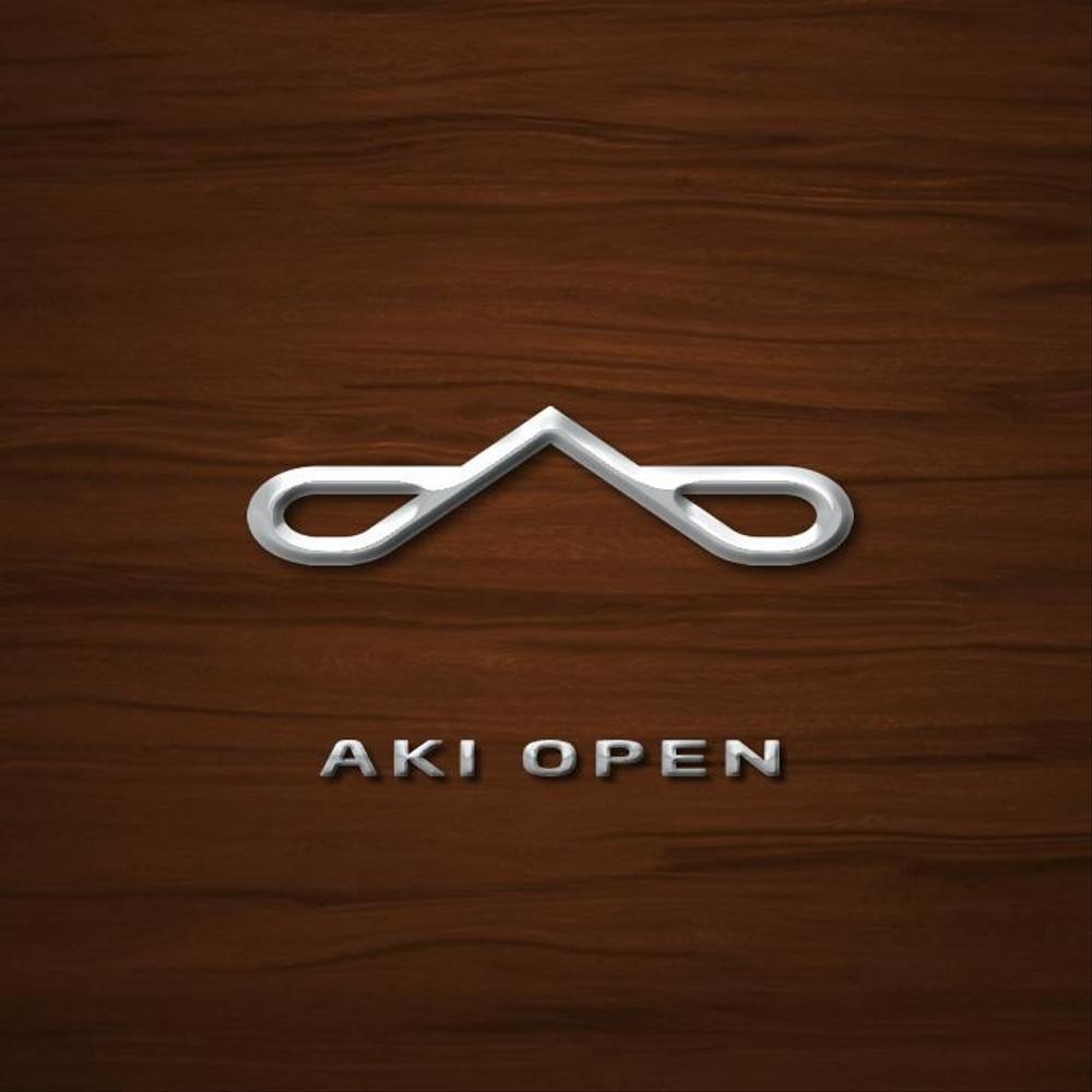 [コンペ]自社開発、テニス専門webアプリケーション「AKI OPEN」のロゴデザイン