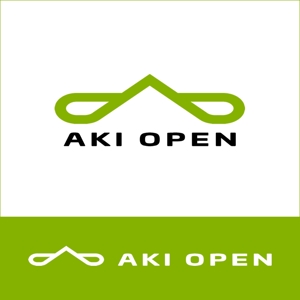 JULTIVERSE DESIGN (junjikubo)さんの[コンペ]自社開発、テニス専門webアプリケーション「AKI OPEN」のロゴデザインへの提案