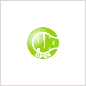 tama (katagirising)さんの[コンペ]自社開発、テニス専門webアプリケーション「AKI OPEN」のロゴデザインへの提案