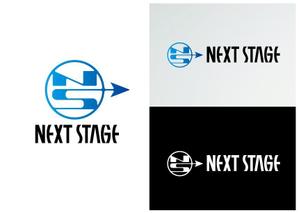 殿 (to-no)さんの企業の人材育成研修のスローガンタイトル「NEXT STAGE」のロゴへの提案