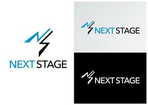 殿 (to-no)さんの企業の人材育成研修のスローガンタイトル「NEXT STAGE」のロゴへの提案