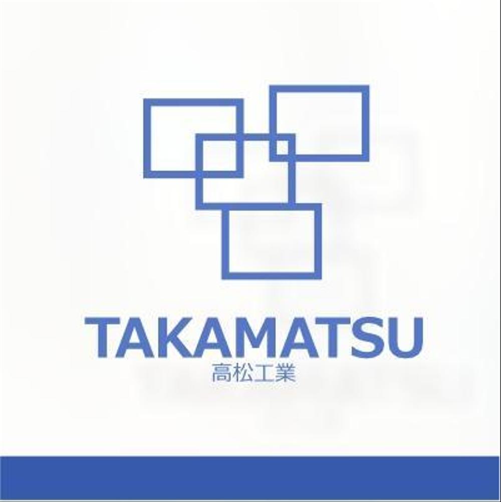 「架台」の設計・製造・据付の会社のロゴ作成。