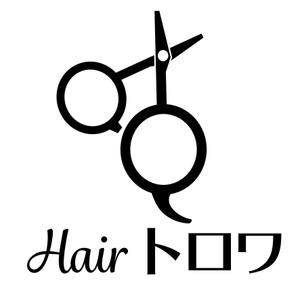 pou (kirasan)さんの美容室のシンプルなロゴへの提案