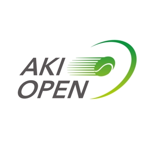 Fukusuke ()さんの[コンペ]自社開発、テニス専門webアプリケーション「AKI OPEN」のロゴデザインへの提案
