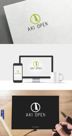 athenaabyz ()さんの[コンペ]自社開発、テニス専門webアプリケーション「AKI OPEN」のロゴデザインへの提案