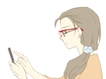 kuzeyukinaさんのメガネの掛け方イラストへの提案