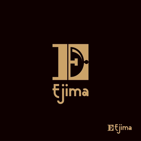 arnw (arnw)さんの高級ステーキ鉄板焼き『Ejima』のロゴ作成依頼への提案