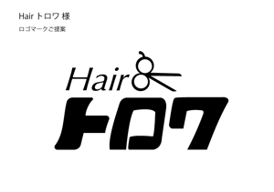 TET (TetsuyaKanayama)さんの美容室のシンプルなロゴへの提案