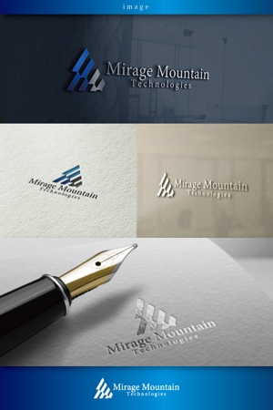 coco design (tomotin)さんのAIを活用した投資関連事業を行うフィンテック・スタートアップ「Mirage Mountain Technologies」のロゴへの提案
