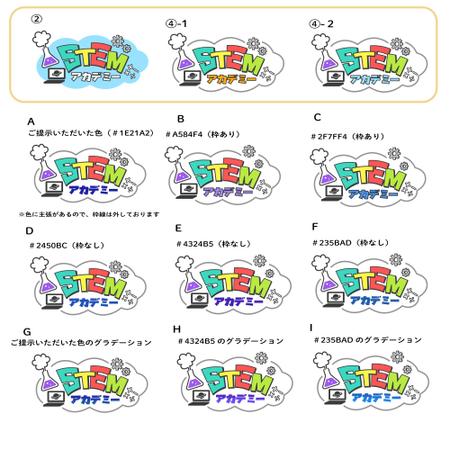 株式会社RABBIT KNOT ()さんの理科実験＆プログラミング教室「STEM アカデミー」のロゴへの提案