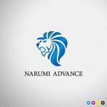 sngkwsmさんの立ちライオン風 NARUMI ADVANCEのロゴ作成への提案