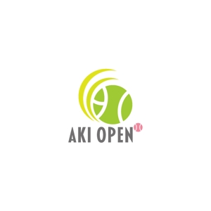 tom-ho (tom-ho)さんの[コンペ]自社開発、テニス専門webアプリケーション「AKI OPEN」のロゴデザインへの提案