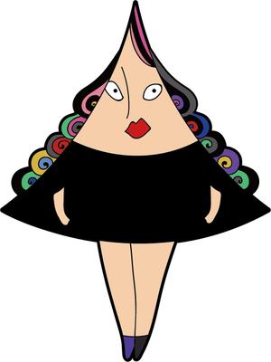 トヨパン (tecchon)さんの20代以上の大人の女性向きレディースアパレルキャラクターデザインへの提案