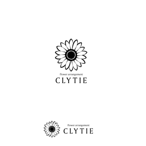 marutsuki (marutsuki)さんのフラワーアレンジメント「CLYTIE(クリティエ)」のロゴへの提案