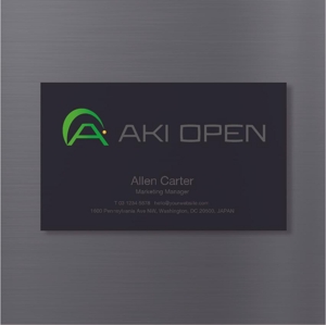 gou3 design (ysgou3)さんの[コンペ]自社開発、テニス専門webアプリケーション「AKI OPEN」のロゴデザインへの提案