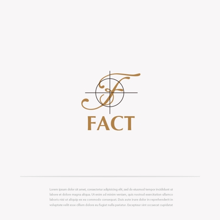 探偵事務所 Fact のロゴの依頼 外注 ロゴ作成 デザインの仕事 副業 クラウドソーシング ランサーズ Id