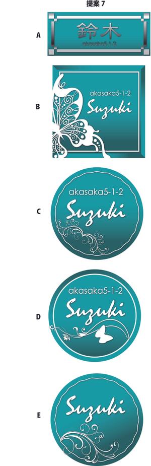 HIGAORI (higaori)さんの鋳物製表札デザインの製作への提案