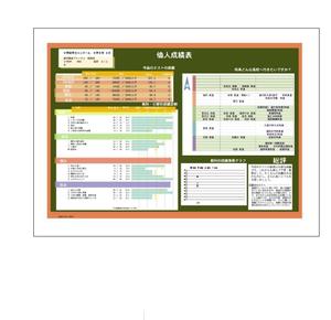 fujiimasaeさんの小学生向け学力テスト成績票のデザインへの提案