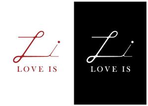 殿 (to-no)さんのダイヤモンドジュエリー会社「LOVE IS」のHPやリングケースなどに使用するロゴの作成をお願いしますへの提案