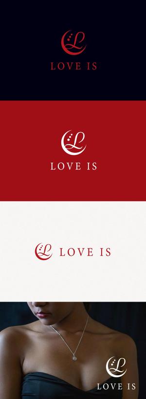 tanaka10 (tanaka10)さんのダイヤモンドジュエリー会社「LOVE IS」のHPやリングケースなどに使用するロゴの作成をお願いしますへの提案