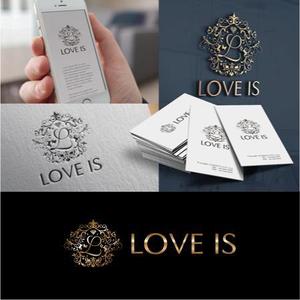 drkigawa (drkigawa)さんのダイヤモンドジュエリー会社「LOVE IS」のHPやリングケースなどに使用するロゴの作成をお願いしますへの提案