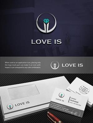 YUSUKE (Yusuke1402)さんのダイヤモンドジュエリー会社「LOVE IS」のHPやリングケースなどに使用するロゴの作成をお願いしますへの提案