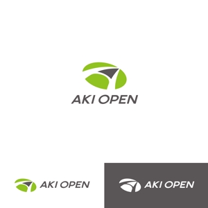 rickisgoldさんの[コンペ]自社開発、テニス専門webアプリケーション「AKI OPEN」のロゴデザインへの提案