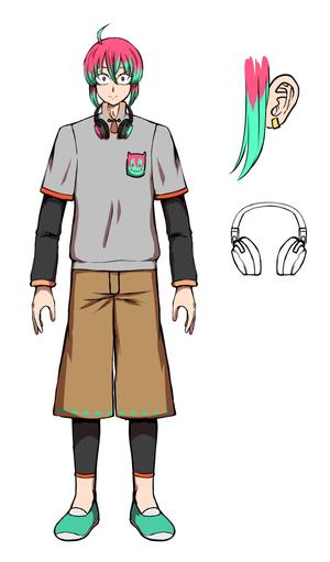 ＿ ()さんのバーチャルユーチューバーのキャラクターデザインへの提案