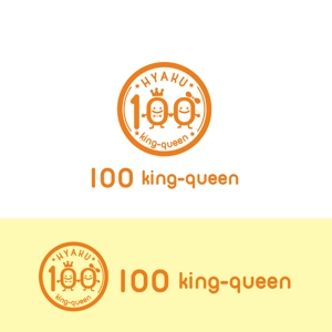 Design co.que (coque0033)さんの１００均レビューサイト「１００king-queen」のロゴの仕事への提案