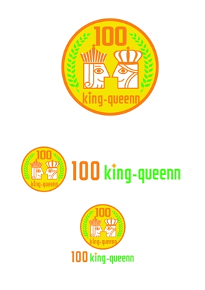 有限会社シゲマサ (NOdesign)さんの１００均レビューサイト「１００king-queen」のロゴの仕事への提案