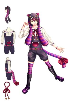 sgrktk (d0814p)さんのバーチャルユーチューバーのキャラクターデザインへの提案