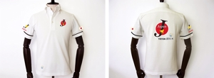 MoMo (plus_nekonote)さんの馬術競技世界選手権の日本代表チームのポロシャツならびにウィンドブレーカーデザインへの提案