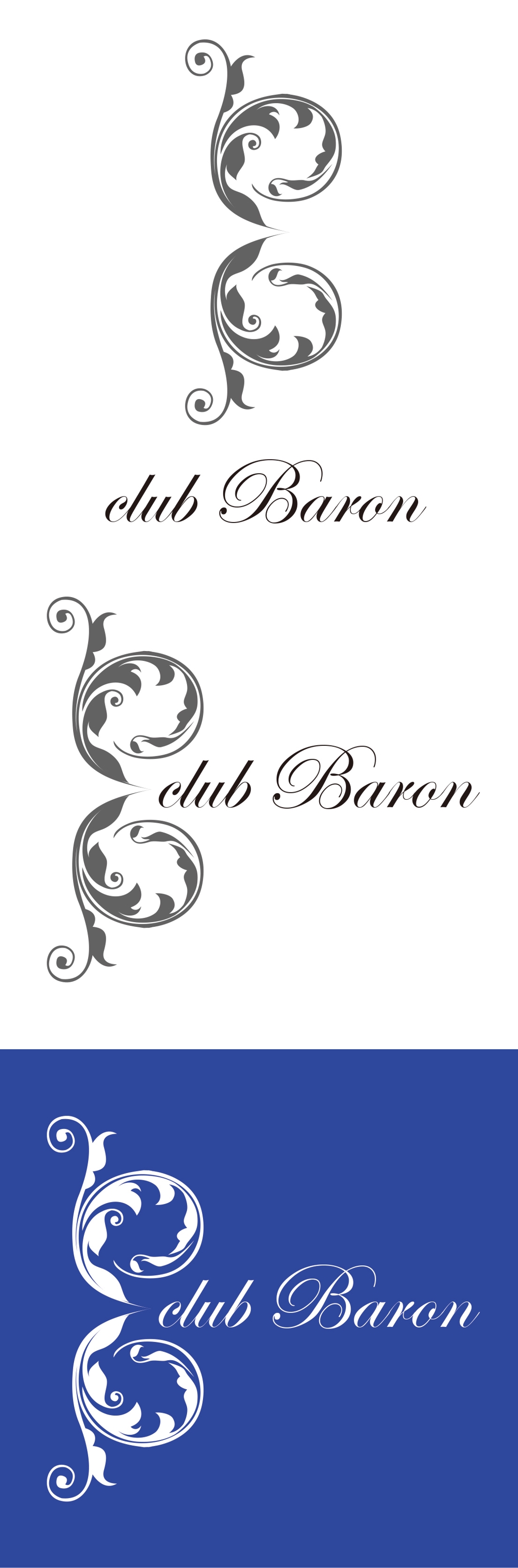 新規オープンのキャバ クラ club Baronのロゴ
